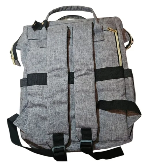 LOVEVOOK Padded Laptop Backpack Grey Travel New With Tags - Picture 2 of 6